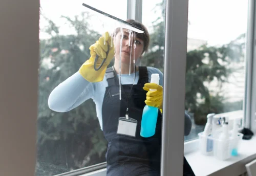 Nettoyage de vitres intérieures et extérieures à Almenêches